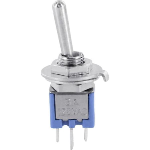 TRU COMPONENTS TC-MK244Z Vippströmbrytare - 125 V-AC - 1 x på-på-låsning