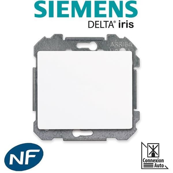 SIEMENS Delta Iris Tvåvägsbrytarmekanism - Vit