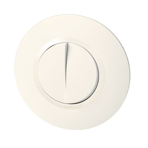 Switch - LEGRAND - DOOXIE - Dubbel vipp - Vit - 10A - 460W