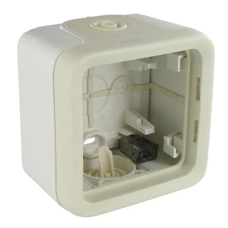 Kapsling 1 Vita Post Composable/Vit - LEGRAND - Plexo - Kapsling - Vit - Utomhus