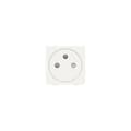 Miniatyrbild 2 av 4: 2P+E-uttag - Unica - 90° - Spolning - Snabbanslutning - Vit
