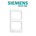 Miniatyrbild 2 av 3: SIEMENS Delta Iris Vertikal dubbelplatta - Vit