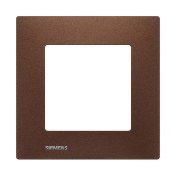 Enkel brun metallplatta Siemens DELTA VIVA