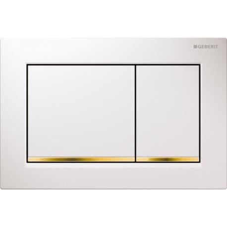 GEBERIT OMEGA30 manöverplatta, gyllene vit (115.080.KK.1)