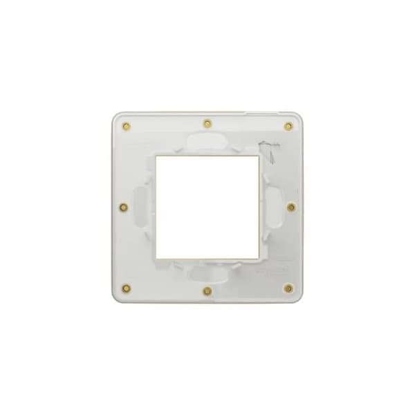 Unica Studio Metal - täckplåt - Guld med vit kant - 1 arbetsstation