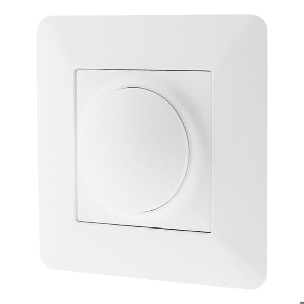 Rotationsregulator kompatibel med LED - Vit - Artezo - Zenitech