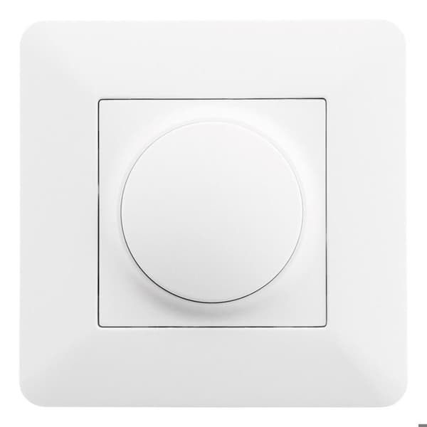 Rotationsregulator kompatibel med LED - Vit - Artezo - Zenitech