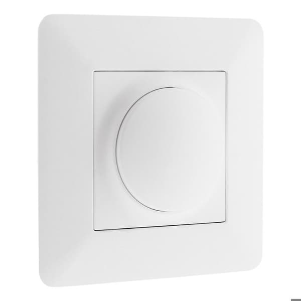 Rotationsregulator kompatibel med LED - Vit - Artezo - Zenitech
