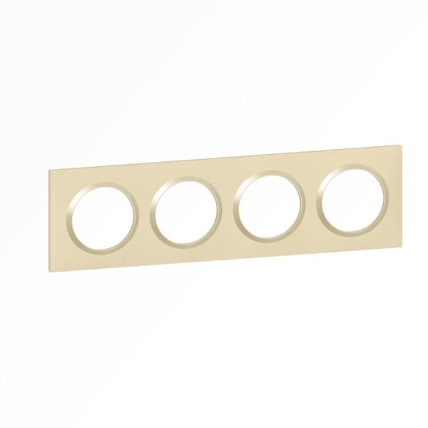 Finishing plate - Legrand - Dooxie - 4 positioner - Dune finishing - Plast