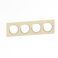 Miniatyrbild 1 av 2: Finishing plate - Legrand - Dooxie - 4 positioner - Dune finishing - Plast