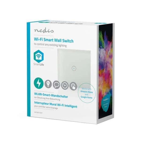 NEDIS WiFi Smart Light Switch - Singel