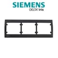 Miniatyrbild 2 av 2: SIEMENS Delta Iris Trippel horisontell platta antracit