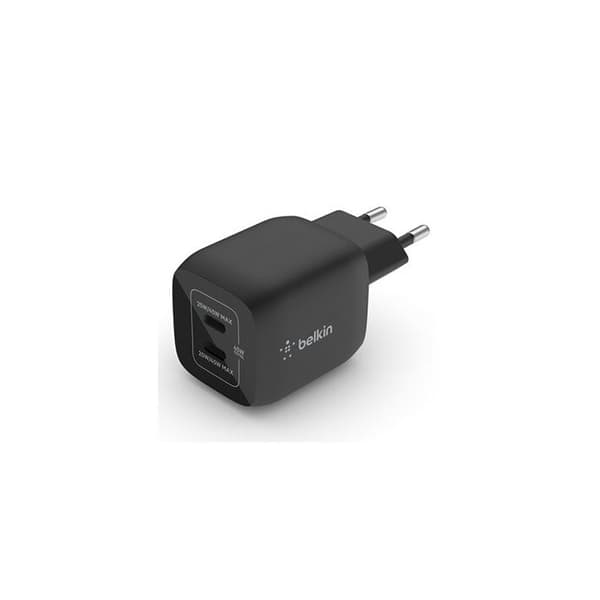 Laddare - Belkin - WCH011VFBK - 45W - USB-C - GaN snabbladdning