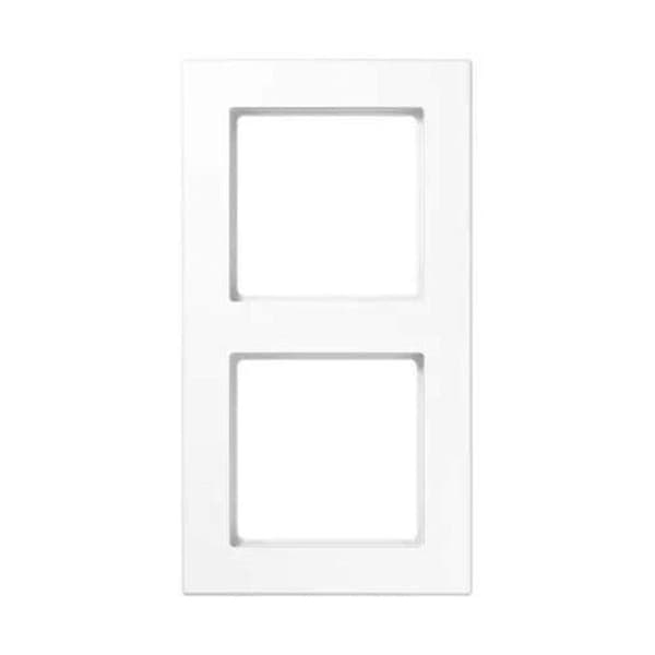 Jung - AC 582 WW - Rahmen 2 fach Serie d'une Creation de , Set med 1, Alpine White