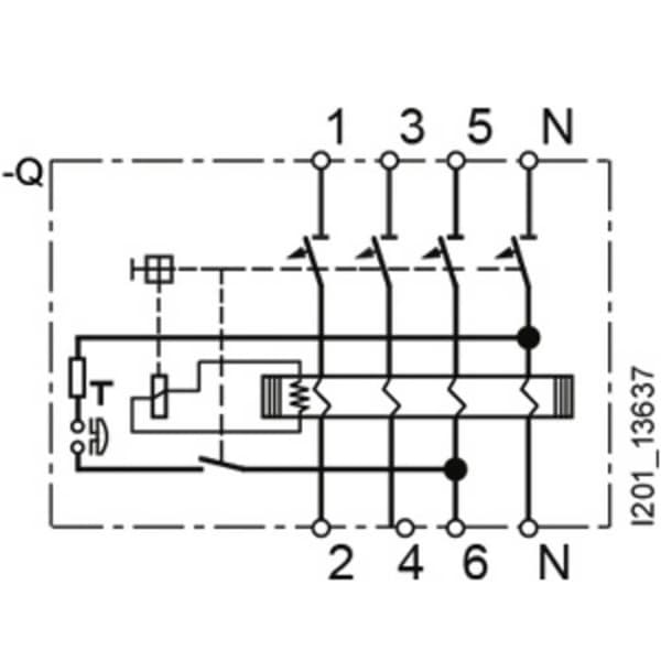 Siemens 5SV33426GV01 5SV3342-6GV01 Differentialomkopplare A 25 A 0,03 A 400 V