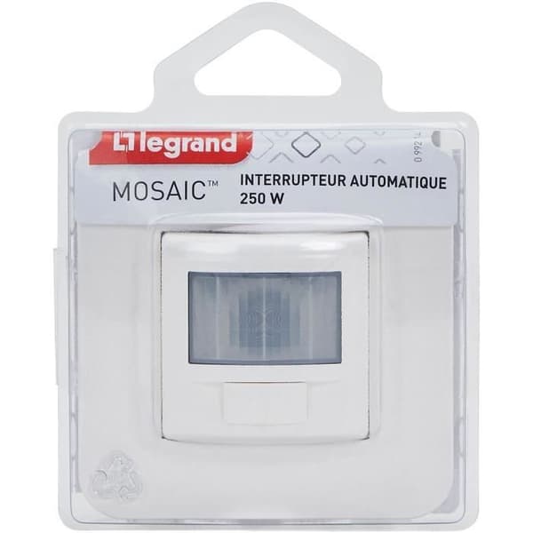 LEGRAND - Mosaic komplett vit automatisk strömbrytare