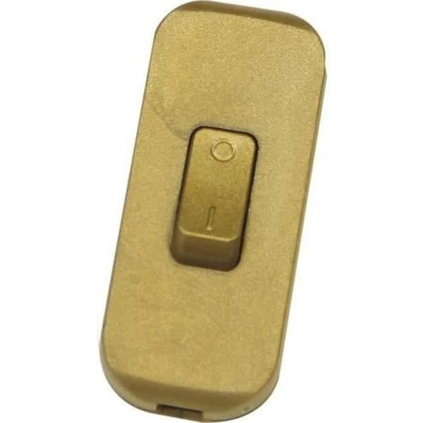 Lampströmbrytare - 2 A - guld