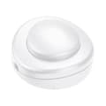 Miniatyrbild 5 av 5: Fyrkantig fotkontakt - 2 A - vit - bulk