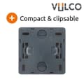 Miniatyrbild 5 av 5: Kopplingsdosa - Zenitech - Vulco - Vit - Klar att installera - Satinfinish