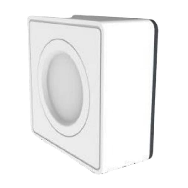 Kopplingsdosa - Zenitech - Vulco - Vit - Klar att installera - Satinfinish