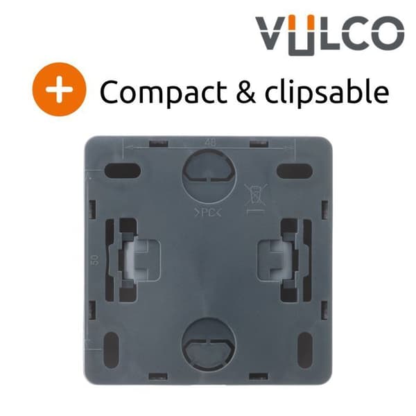 RJ45_uttag - Zenitech - Vulco - Vit - Matt yta - Klar att installera