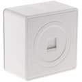 Miniatyrbild 1 av 6: RJ45_uttag - Zenitech - Vulco - Vit - Matt yta - Klar att installera