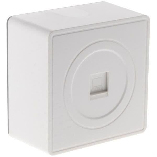 RJ45_uttag - Zenitech - Vulco - Vit - Matt yta - Klar att installera
