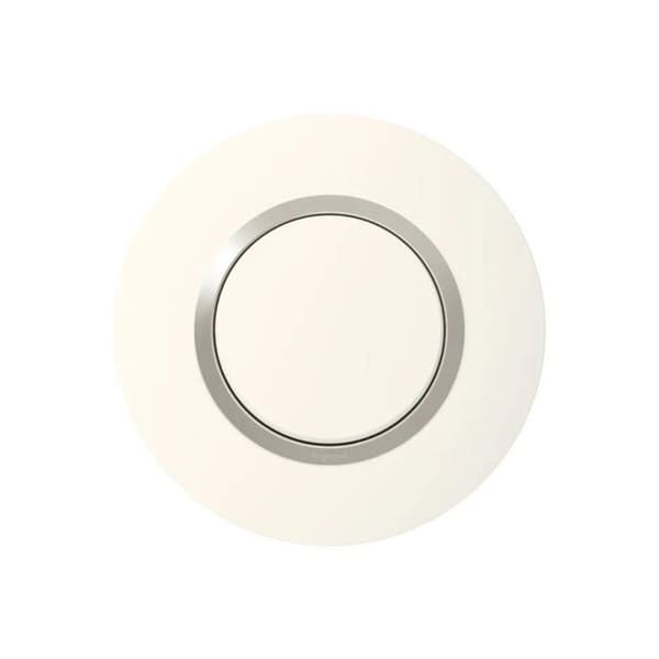 Dooxie 1-stations rund finishplatta - Plume finish - 600971 - Legrand