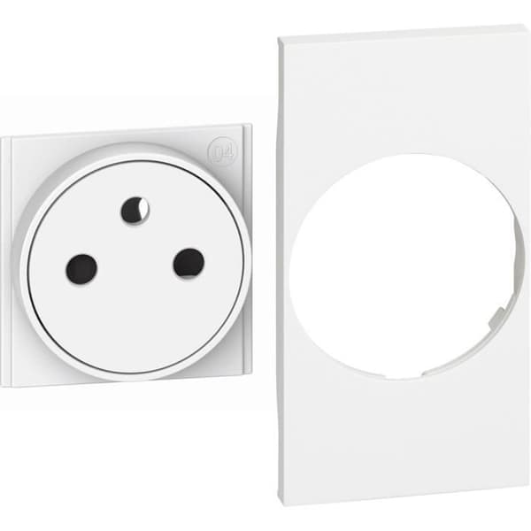 Leva nu enjoliveur 2 moduler uttag fr vit