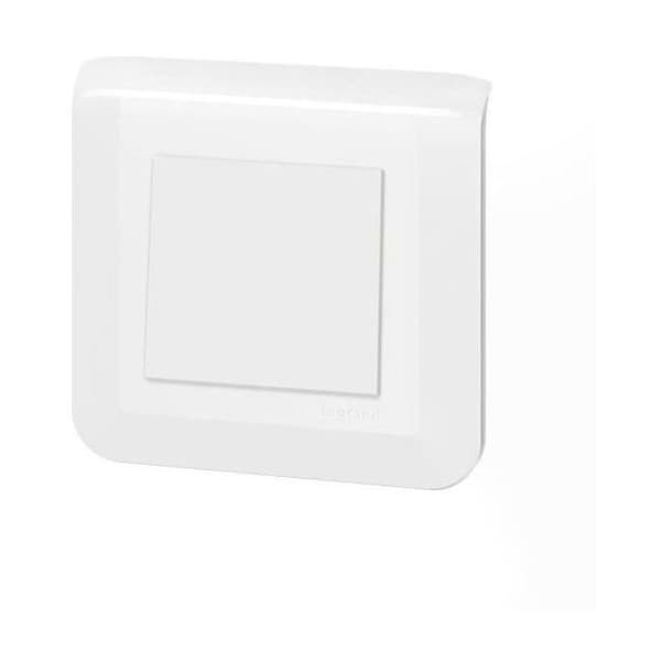 LEGRAND Enkel tryckknapp Mosaic - 6A - Vit