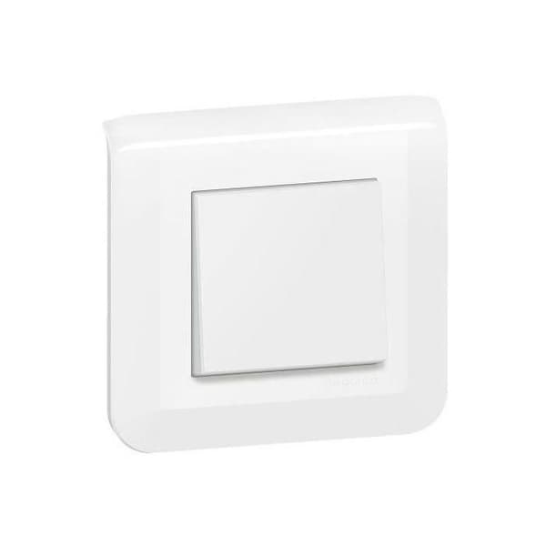 LEGRAND Enkel tryckknapp Mosaic - 6A - Vit