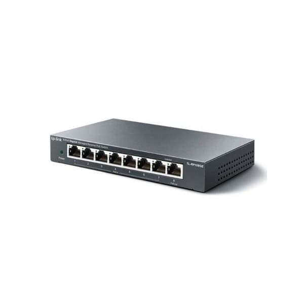 Tp-link - TL-RP108GE - Netzwerk-Switch Gigabit Ethernet (10/100/1000) Power over Ethernet (PoE) Schwarz - ohne Netzteil ()