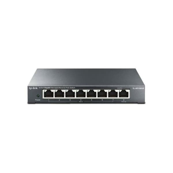 Tp-link - TL-RP108GE - Netzwerk-Switch Gigabit Ethernet (10/100/1000) Power over Ethernet (PoE) Schwarz - ohne Netzteil ()