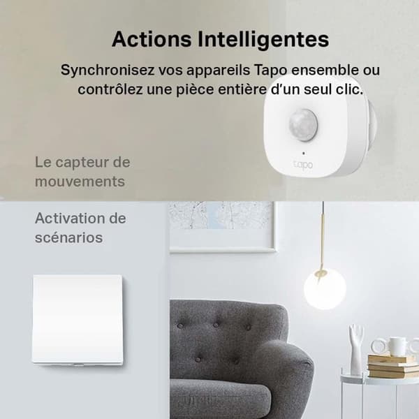 Tapo Ansluten strömbrytare Tapo S210 - trådlös 1-Gang 1 Vägs - kompatibel med Alexa och Google Home - Tapo Hub krävs