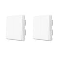 Miniatyrbillede 1 af 2: Aqara Smart Vægbryder, ZigBee Kommunikation, 1Tast/2Taster/3Taster Muligheder,D1 Nej Neutral 2KX2
