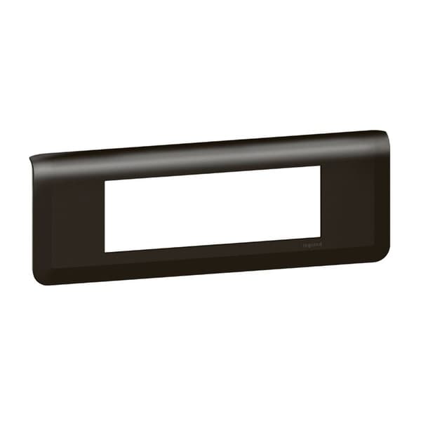 Horisontell avslutningsplatta 6 moduler Mosaic - Matt svart - 079056L - Legrand