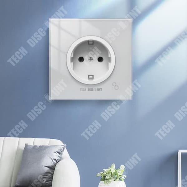 TD® Fjärrkontrolluttag 86*86*43MM Strömövervakning Appen kan kontrolleras på distans Timerfunktion