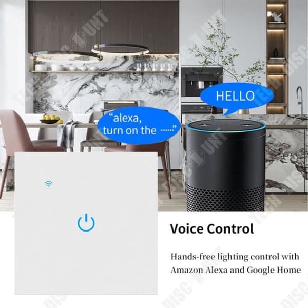 TD® 10A Smart switch en öppen kontroll enkel brand noll brand WIFI röstassistent APP kontrollomkopplare