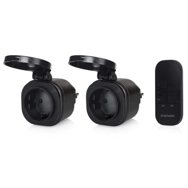 Smartwares Outdoor minibrytarsats 7,2x7,6x1,4 cm Svart