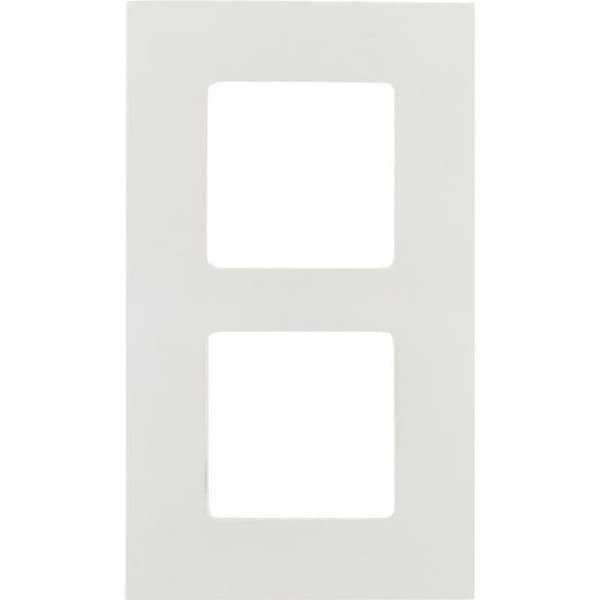 Avslutningsplåt - CLARYS - Clarys - Dubbel vertikal - Vit - Plast