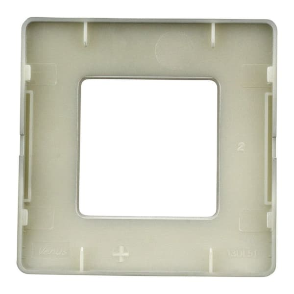 Avslutningsskiva - VENUS - Venus - Anodiserad metall - Grå - 1 utgång - 8mm x 80mm x 80mm