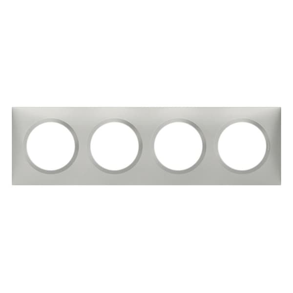 Avslutningsplåt - Legrand - Dooxie - 4 lägen - Aluminiumeffekt - Interiör