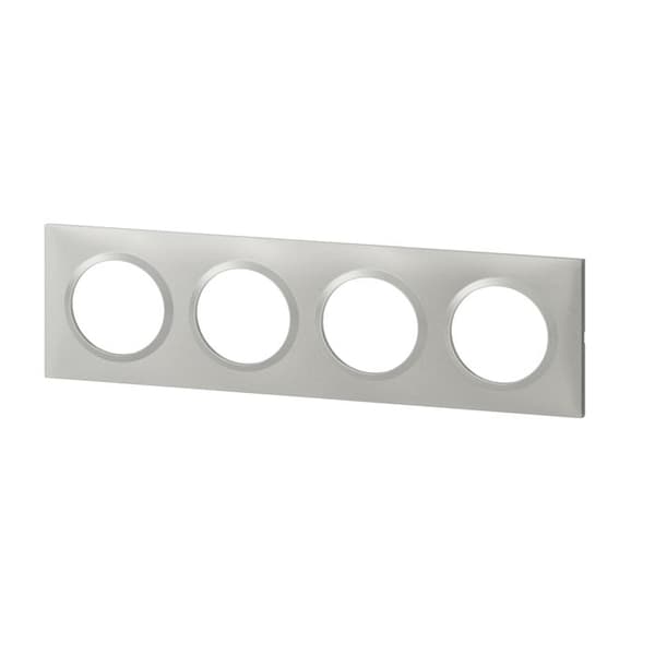 Avslutningsplåt - Legrand - Dooxie - 4 lägen - Aluminiumeffekt - Interiör