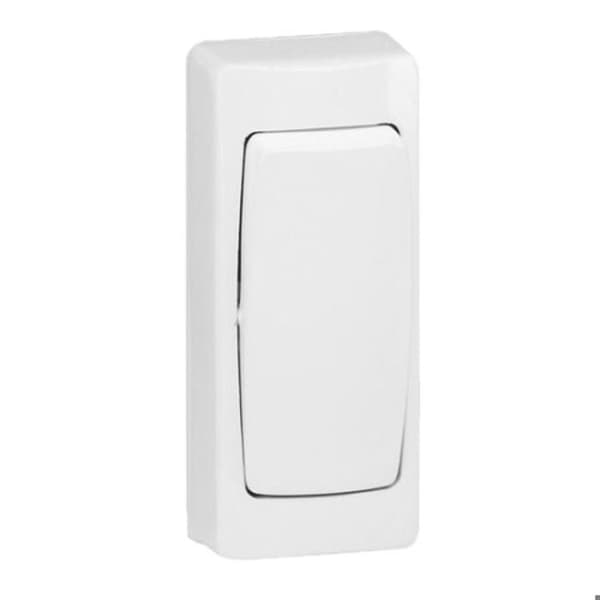 ASL tvåvägsbrytare för ytmonteringsutrustning 250 V smal version - LEGRAND - 086084