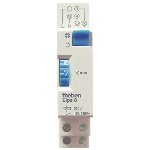 Elektronisk trapptimer - Theben - ELPA 8 - 1 till 7 min - 4 ledare - Inomhus