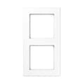 Miniatyrbild 1 av 2: Jung - AC 582 WW - Rahmen 2 fach Serie d'une Creation de , Set med 1, Alpine White