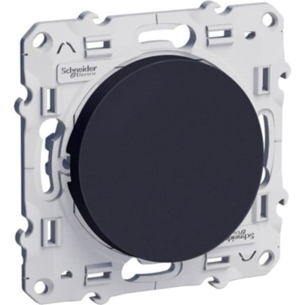 ODACE 10A tryckknapp med antracitgrå skruv - SCHNEIDER ELECTRIC - S540206