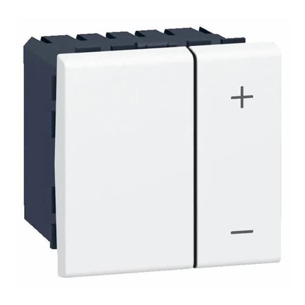Dimmerströmbryare - LEGRAND - Mosaic - 600W - 2 moduler - Vit