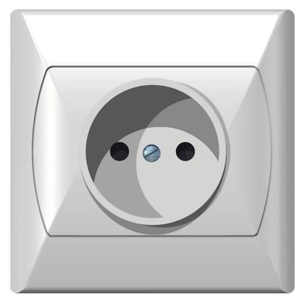 Ospel - 03379961 - Enkel pris utan jordning AKCENT GP-1A/00 Vit