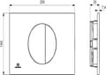 Miniatyrbild 2 av 2: Ideal standard - R0503JG - Oleas tryckknapp, matt kromad